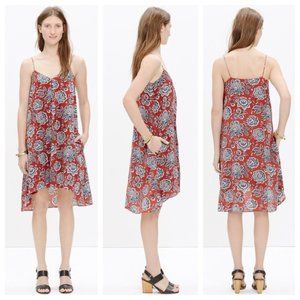 Madewell Silk Trapeze Cami Dress